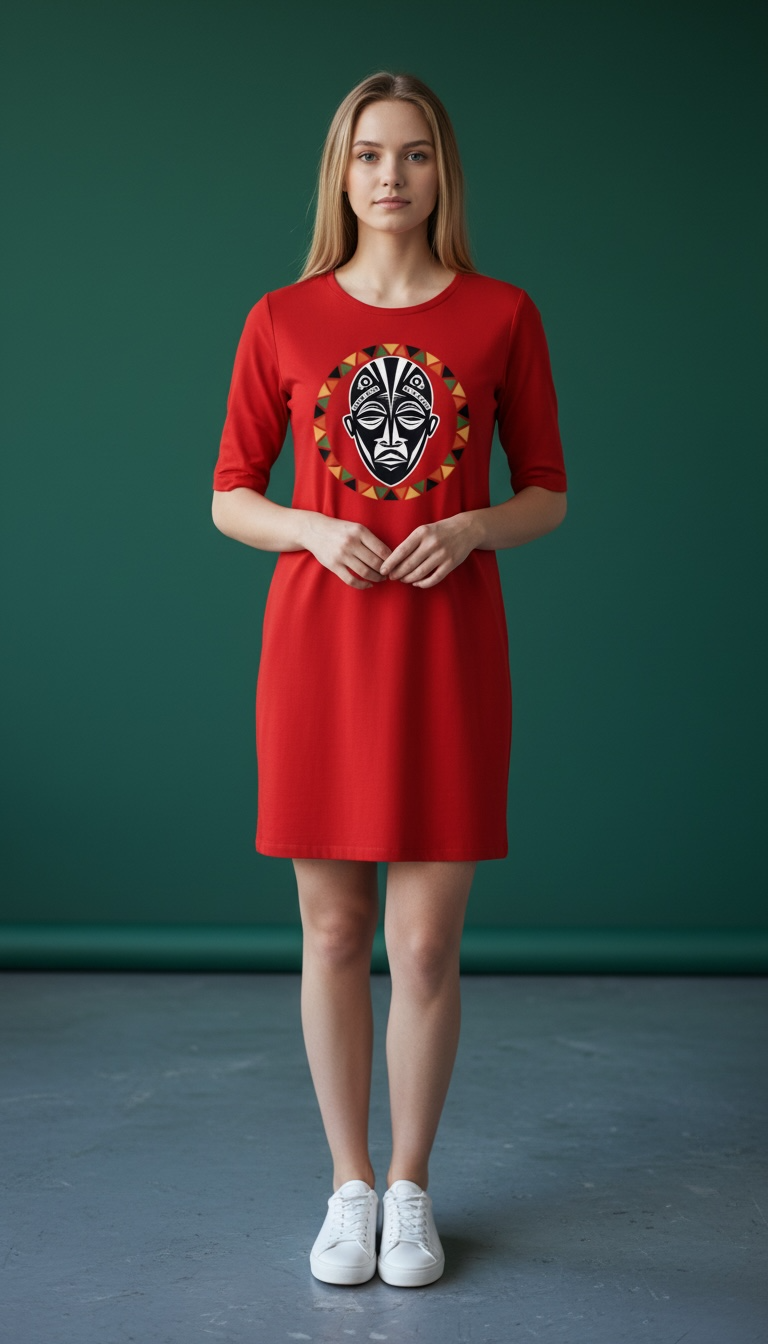 A&G |Women's Premium T-Shirt Dress |Limited Edition