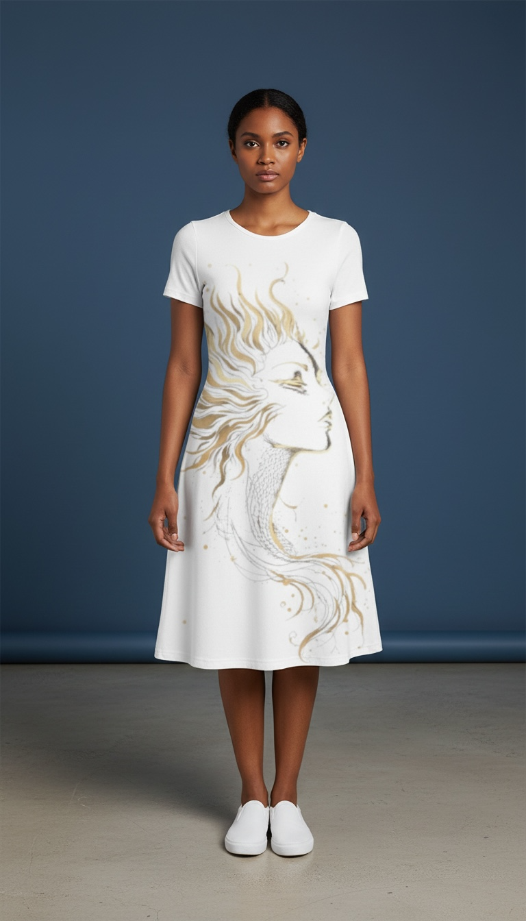 A&G| A line Style Dress| Premium Edition