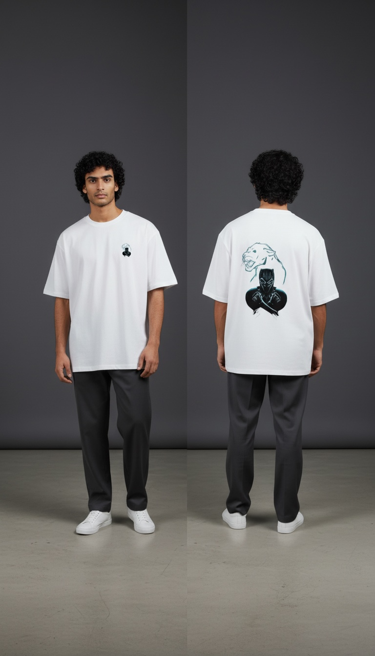 A&G|Oversized Premium T-Shirt|Custom Design