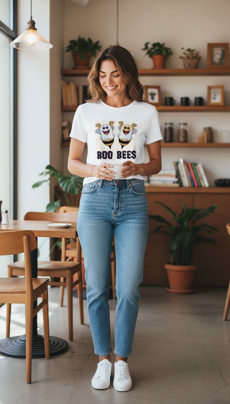A&G| Premium Crop Top BOO BEE | Limited Edition