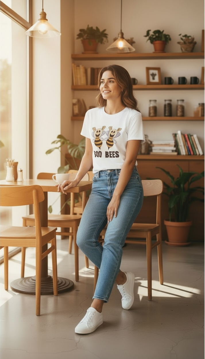 A&G| Premium Crop Top BOO BEE | Limited Edition