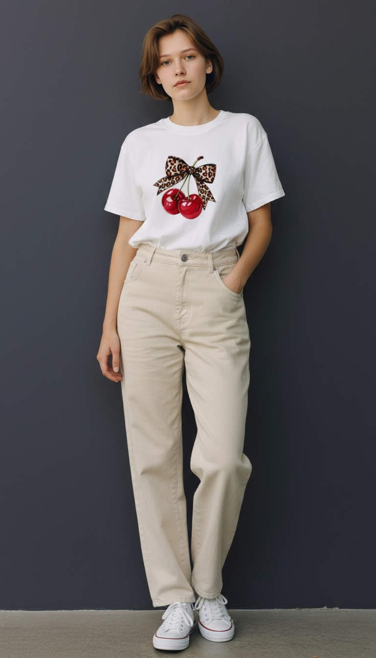 A&G|Girl's Crew Neck Premium T-Shirt|Limited Edition