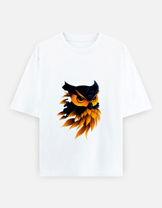 A&G| Custom Owl Design| Premium  Oversized T-Shirt| Limited Edition