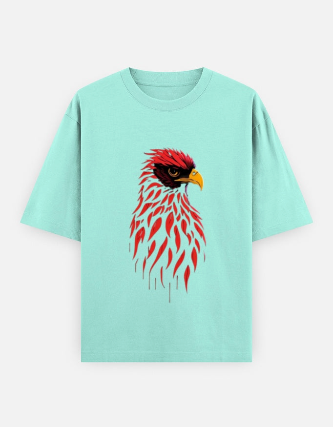 A&G| Custom Eagle Design| Premium  Oversized T-Shirt| Limited Edition