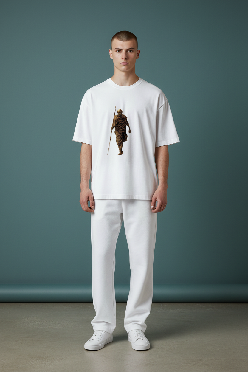 A&G| Custom Design| Premium T-Shirt| Gandhi Limited Edition
