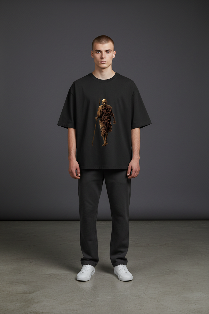 A&G| Custom Design| Premium T-Shirt| Gandhi Limited Edition