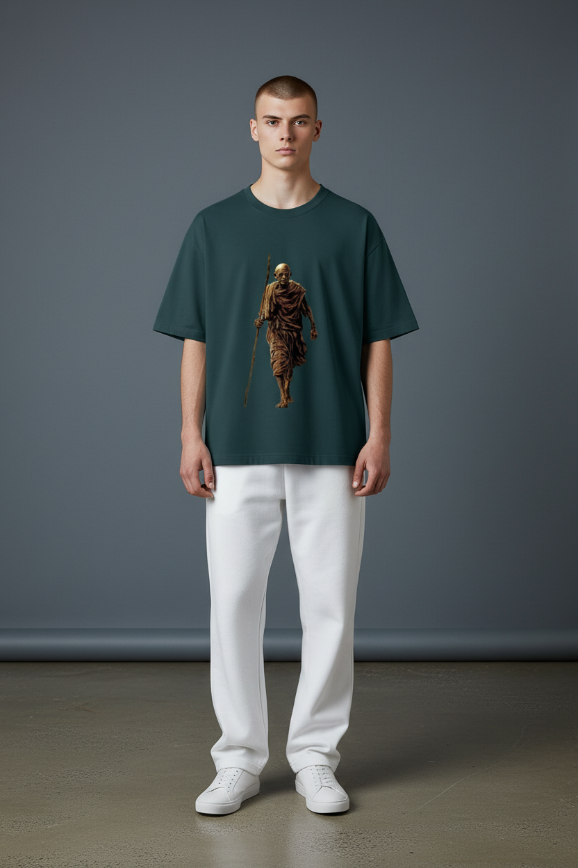 A&G| Custom Design| Premium T-Shirt| Gandhi Limited Edition