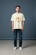 A&G| Custom Smiley Design| Premium  Oversized T-Shirt| Limited Edition