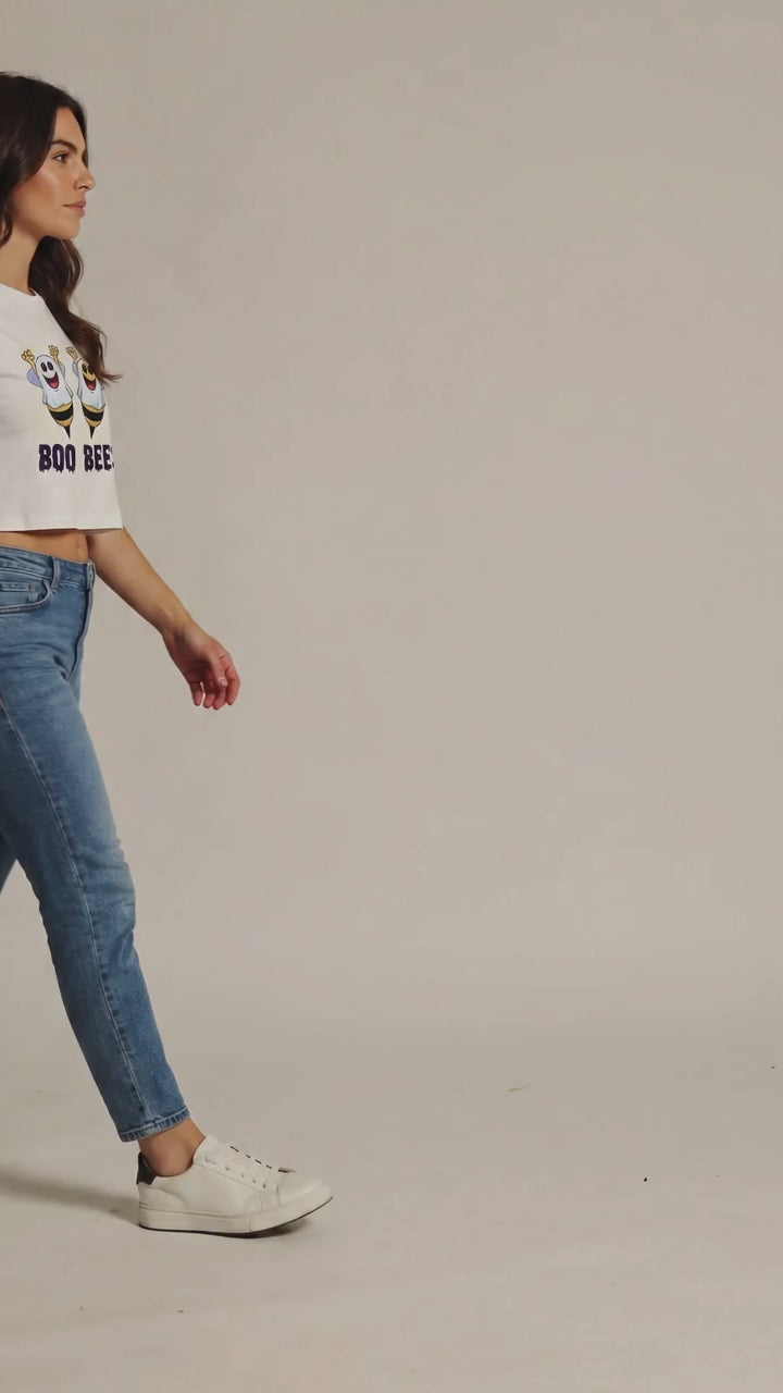 A&G| Premium Crop Top BOO BEE | Limited Edition