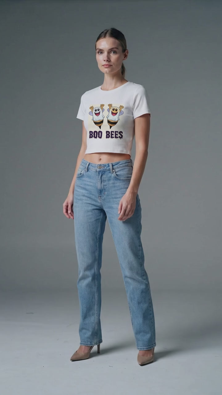 A&G| Premium Crop Top BOO BEE | Limited Edition
